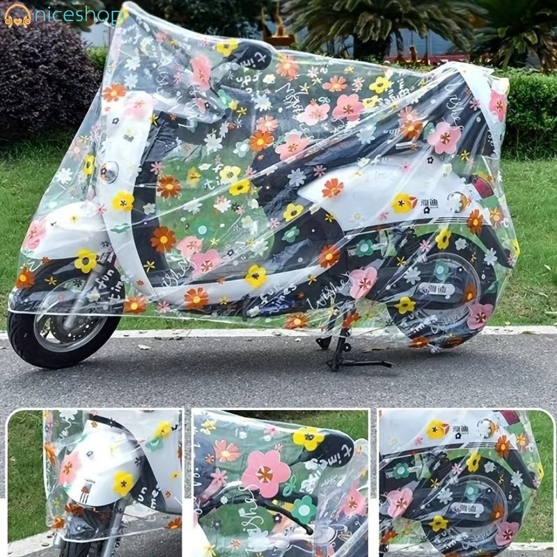 Capa De Bicicleta EVA Com Estampa Floral-Resistente Ao Sol À Prova Dágua Para Bicicletas Elétricas E