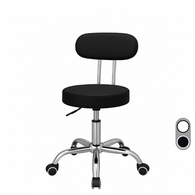Cadeira Pop Mocho Giratoria Massagista Manicure Esteticista Plus Evolux