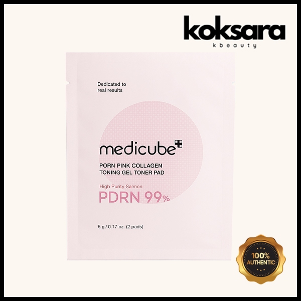 Medicube PDRN Pink Collagen Toning Gel Toner Pads 