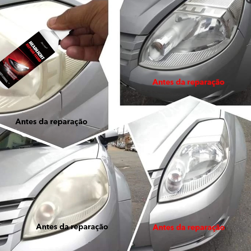 Renovador de Farol Tira Amarelado e Aspecto Fosco Revitalizador