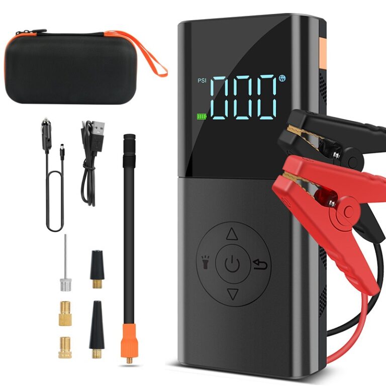 Bomba de ar portatil compressor inflator multi-fun