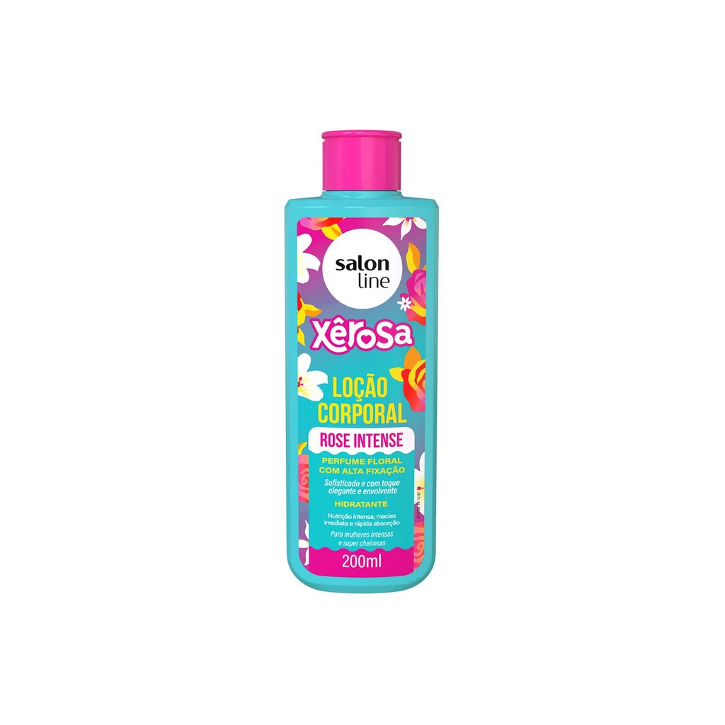 Loção Hidratante Corporal  Xêrosa Rose Intense 200ml