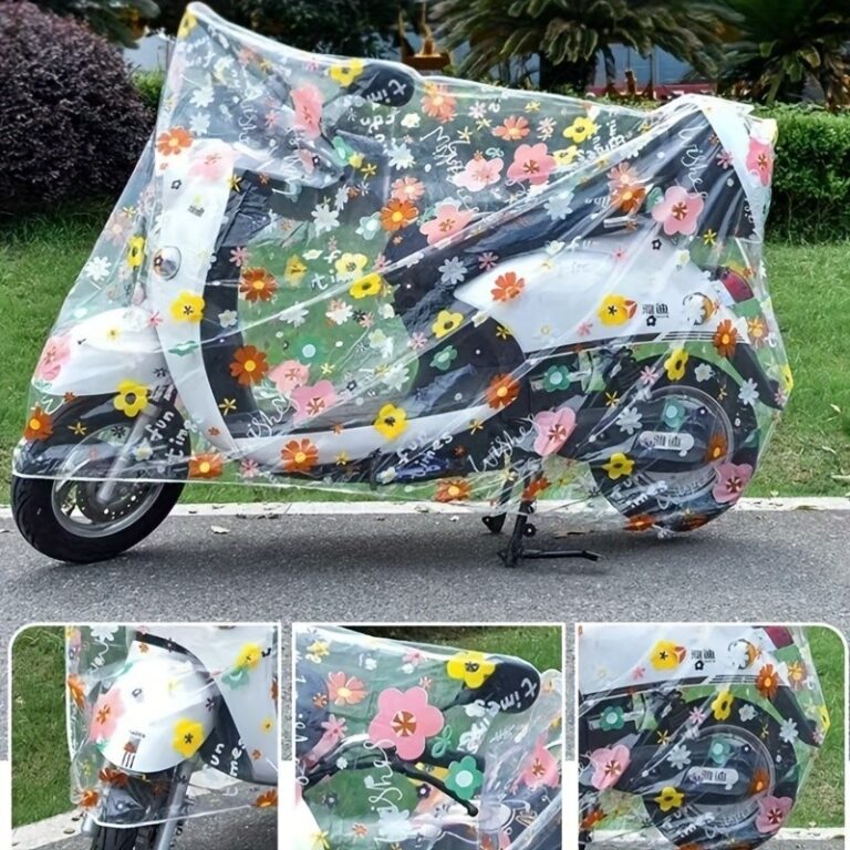 Capa De Bicicleta EVA Com Estampa Floral-Resistent