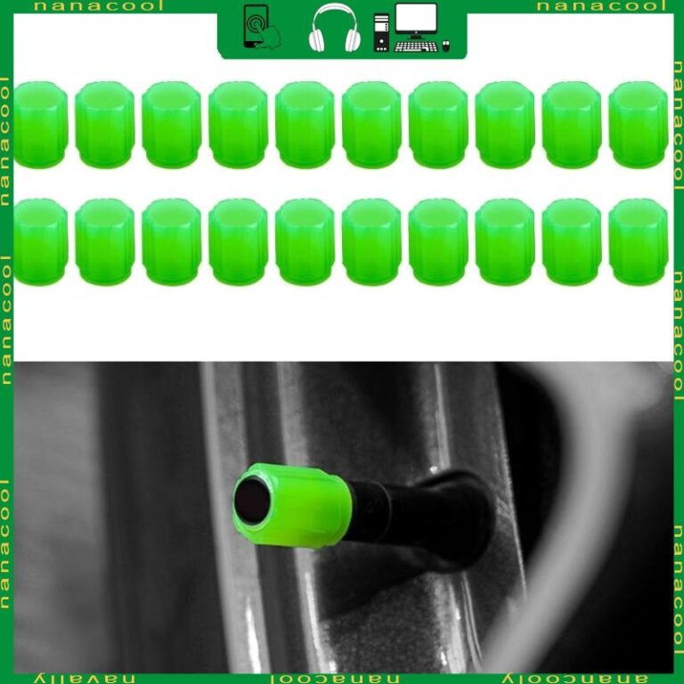 nana 20 Unidades Tampas Válvulas Pneu Carro Verde