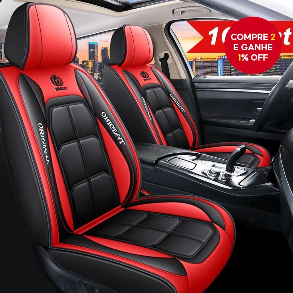 Capa De Assento Universal De Couro PU Premium Para Carro , 1 Peça Frontal Ou Conjunto Completo De Al