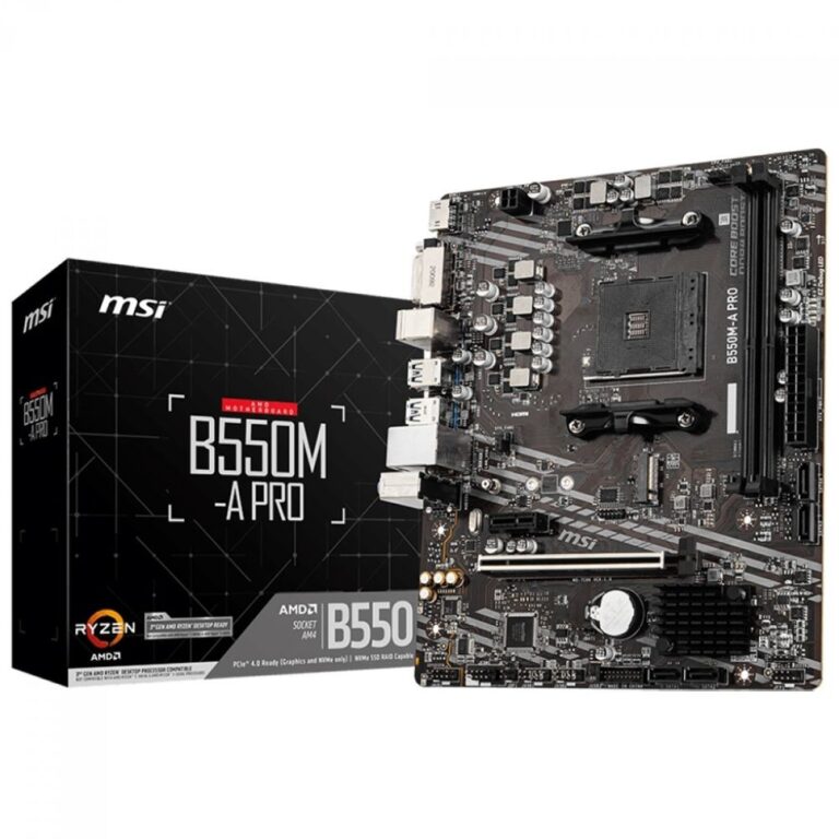 Placa Mãe MSI B550M-A PRO – AMD Ryzen AM4 &