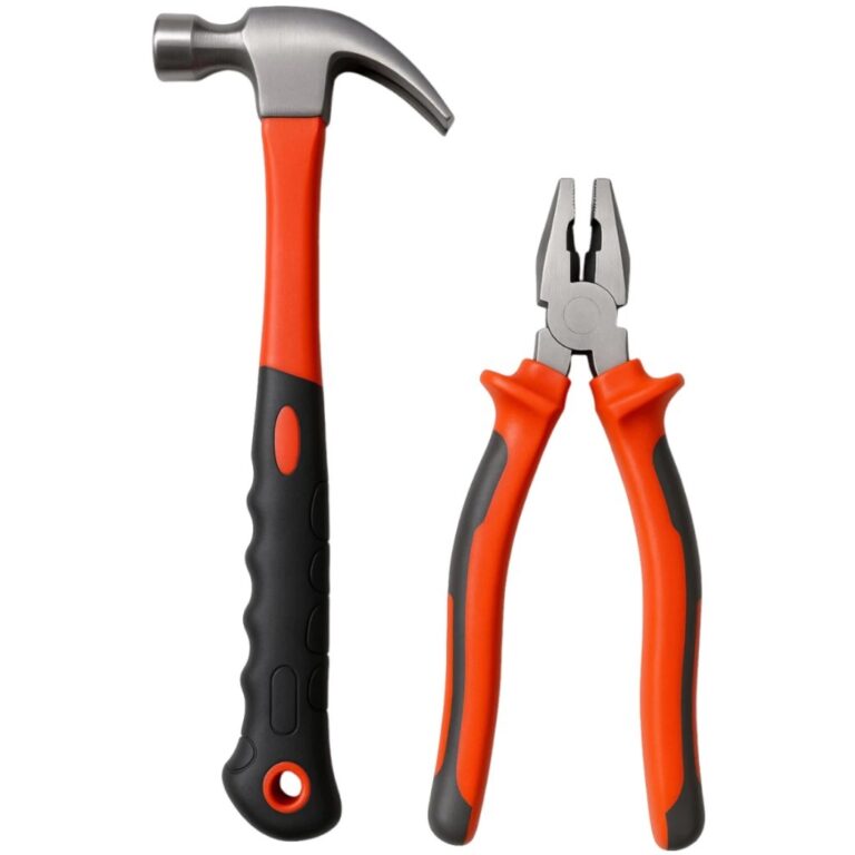 Kit Martelo + Alicate 6  Profissional Aço Carbono