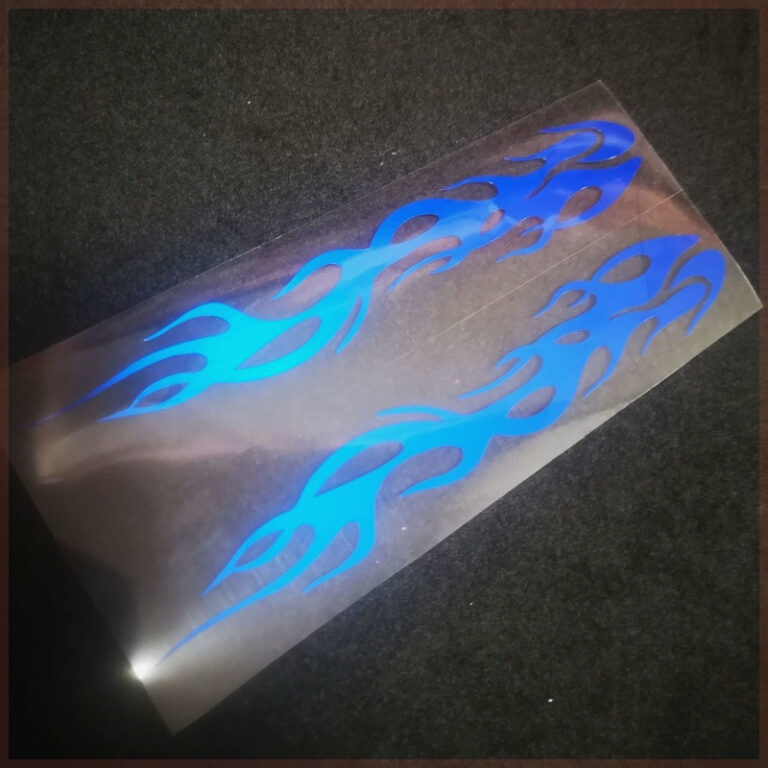 Adesivos Refletivos De Chama De Motocicleta , Auto