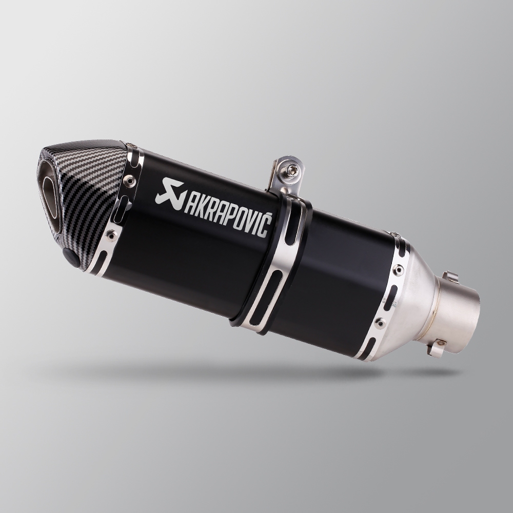 Silenciador Universal De Escapamento De Motocicleta Akrapovic 370MM Com DB Killer