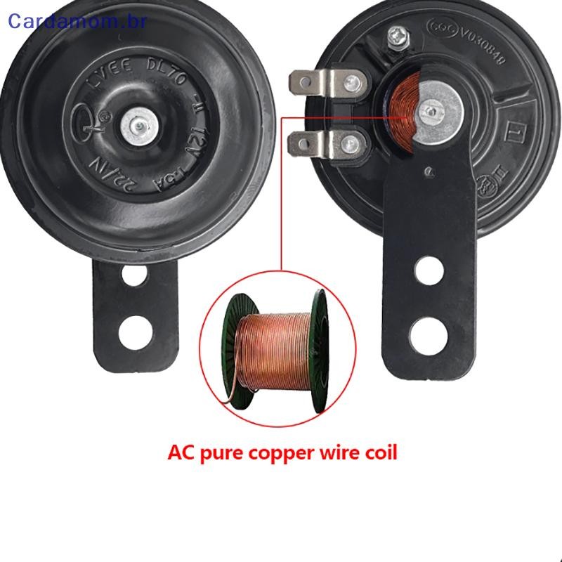 { CARDA } 12 48 60 72V Motocicleta Buzina Elétrica Carro Alto Apito-Falante Motor Bike Dirt Pit Scoo
