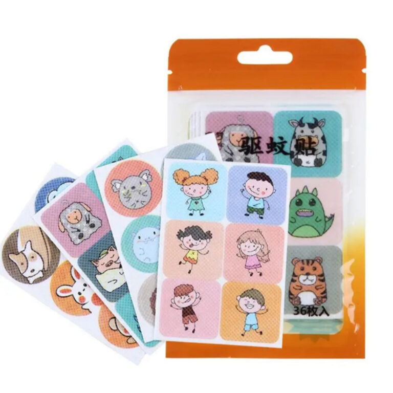Kit 36 Adesivos Repelente Infantil E Adulto Mosqui