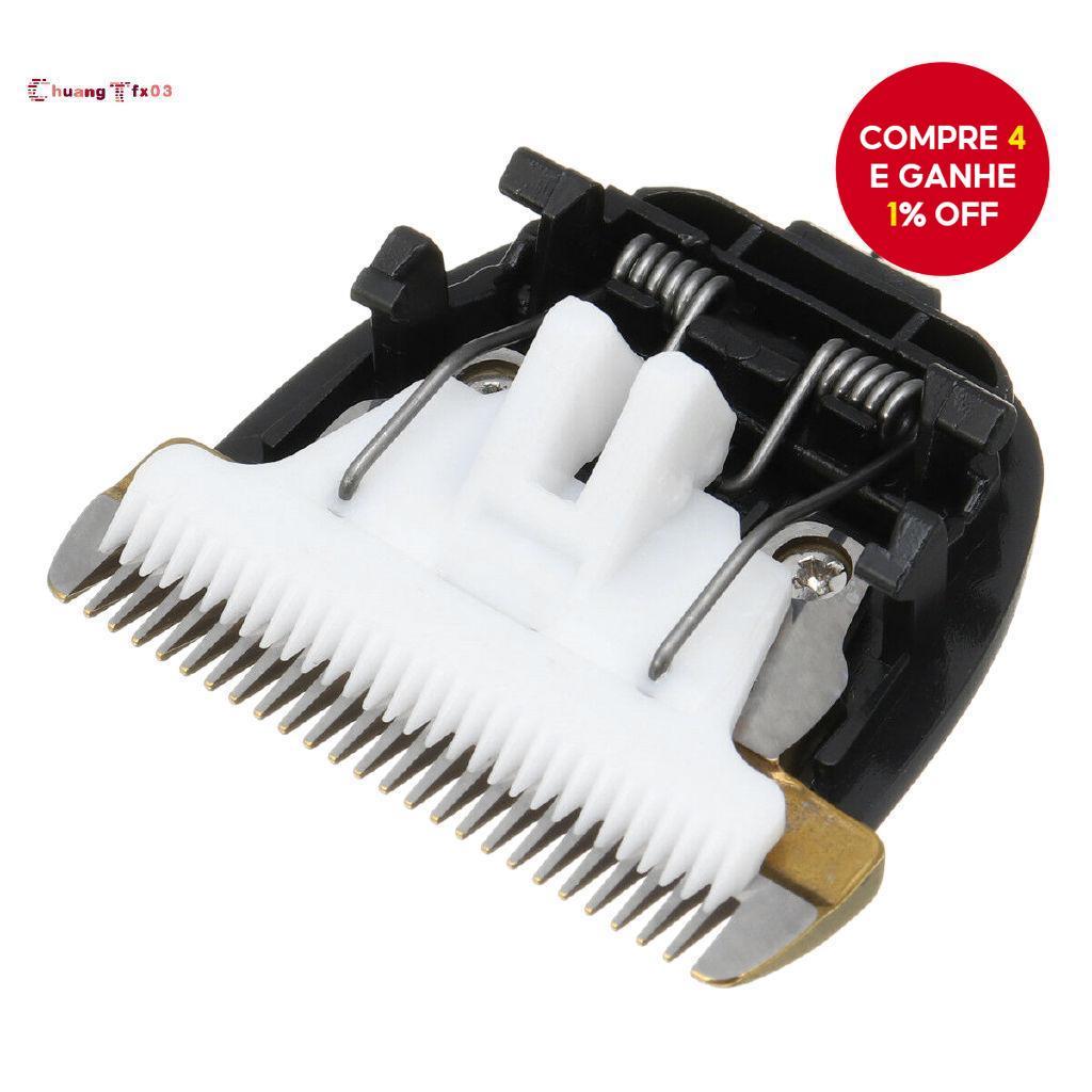Cabeça de lâmina de corte cerâmico para aparador de animais, 40 mm, 24 dentes.