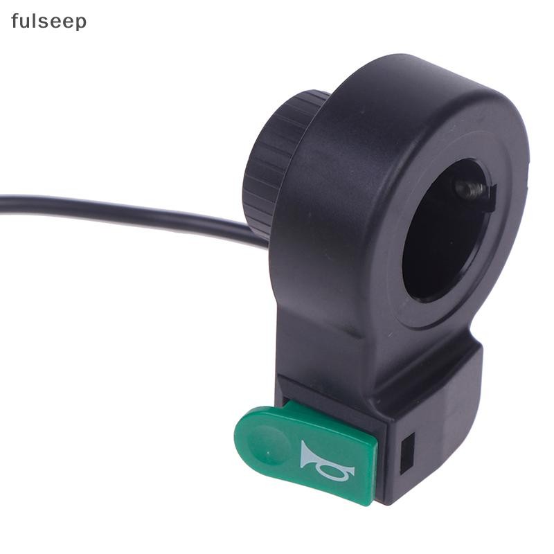 [fulseep] 3 Em 1 Scooter Elétrico Motocicleta Alça De Plástico Farol Chifre Botão Sinal Volta E-bike