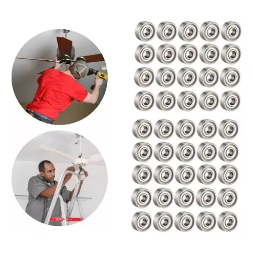 Kit 80 Rolamento 608 Zz Tamanho 8x22x7mm Para Vent