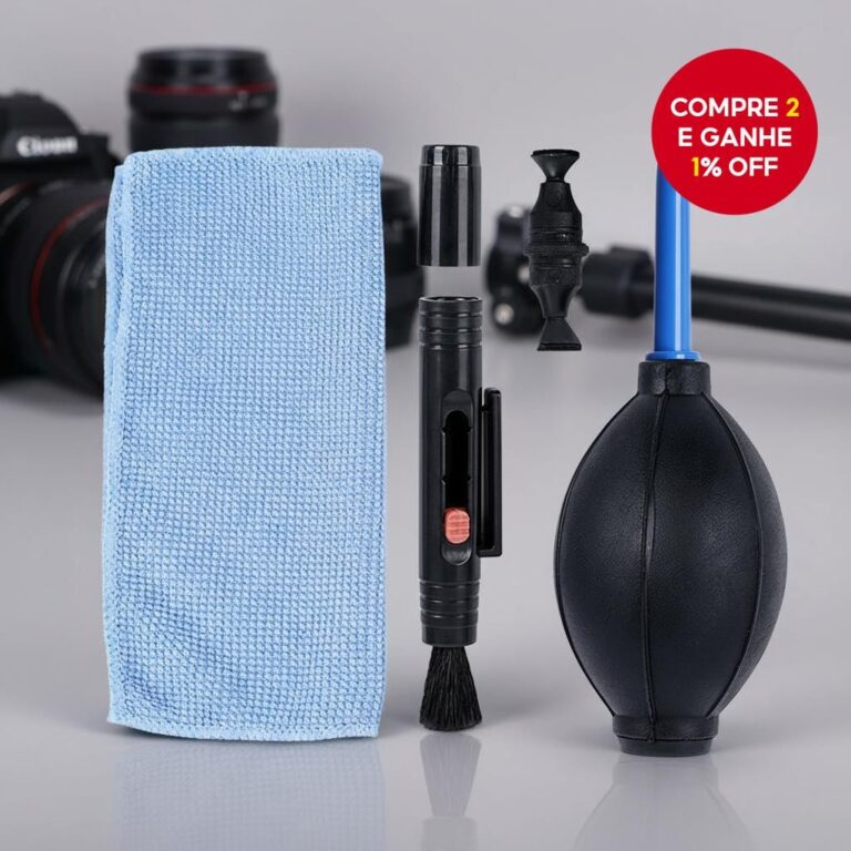 Limpador de Câmera DSLR 3 em 1 para Dispositivos 