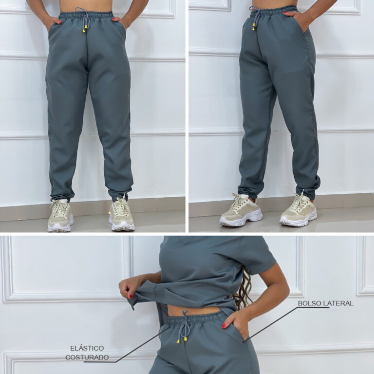 CALÇA PIJAMA CIRURGICO HOSPITALAR UNISSEX CUIDADO