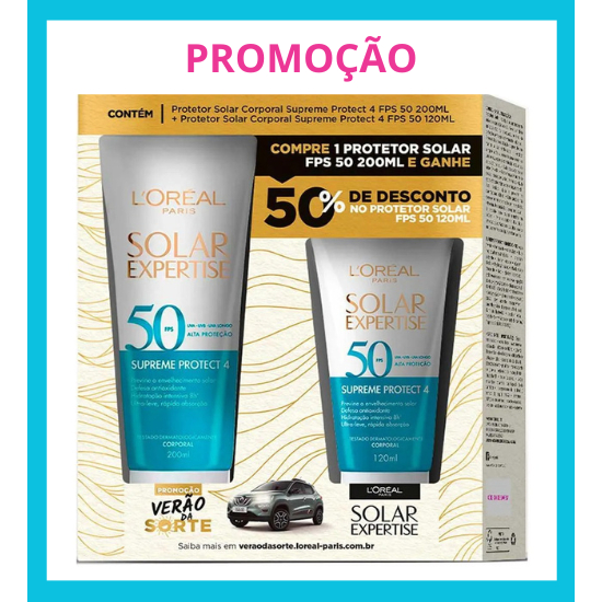 Kit Protetor Solar Corporal LOréal Expertise Supr