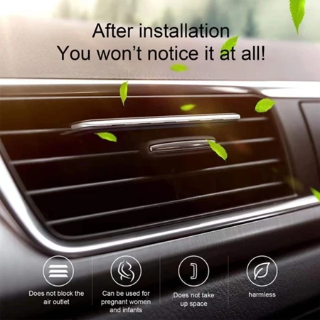 Ambientador de carro, clipe de ventilação de aro