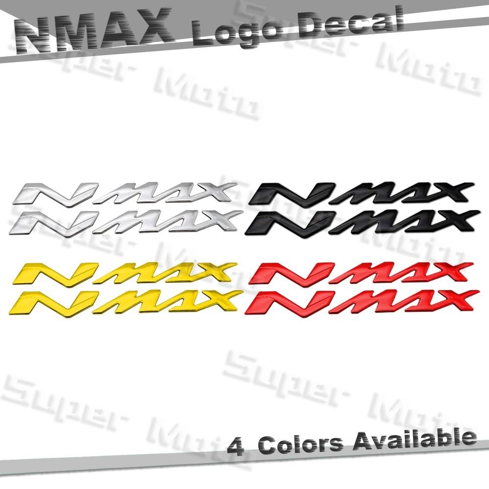 Para Yamaha n-MAX125 max150 max155 nmax160 cc Abs max 3D Motocicleta Adesivo Scooter Emblema Logotip