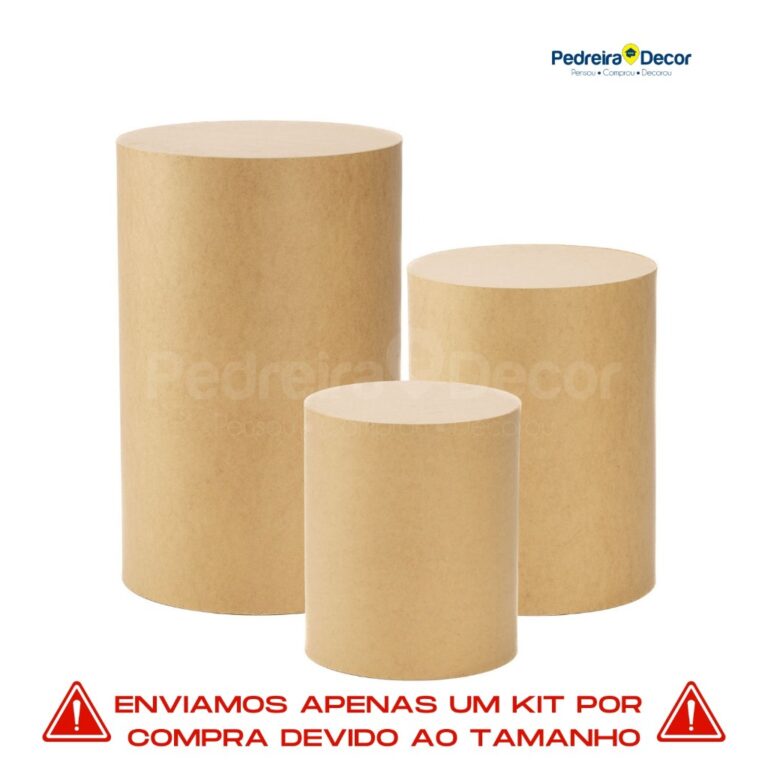 kit jogo mesa cilindro enfeites festas aniversario
