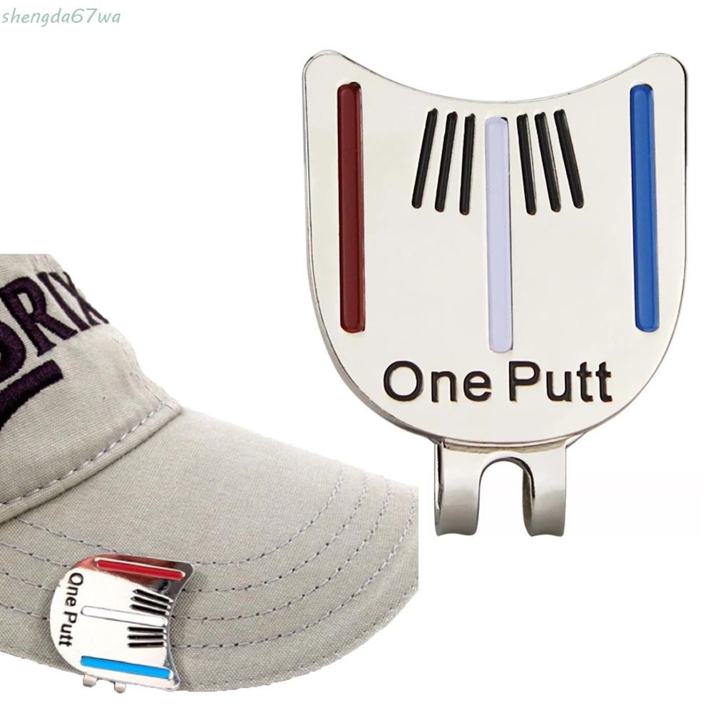 SHENGDA Golf Putting Alignment One Putt Cap Clip Training Aids Marcador De Bola De Golfe