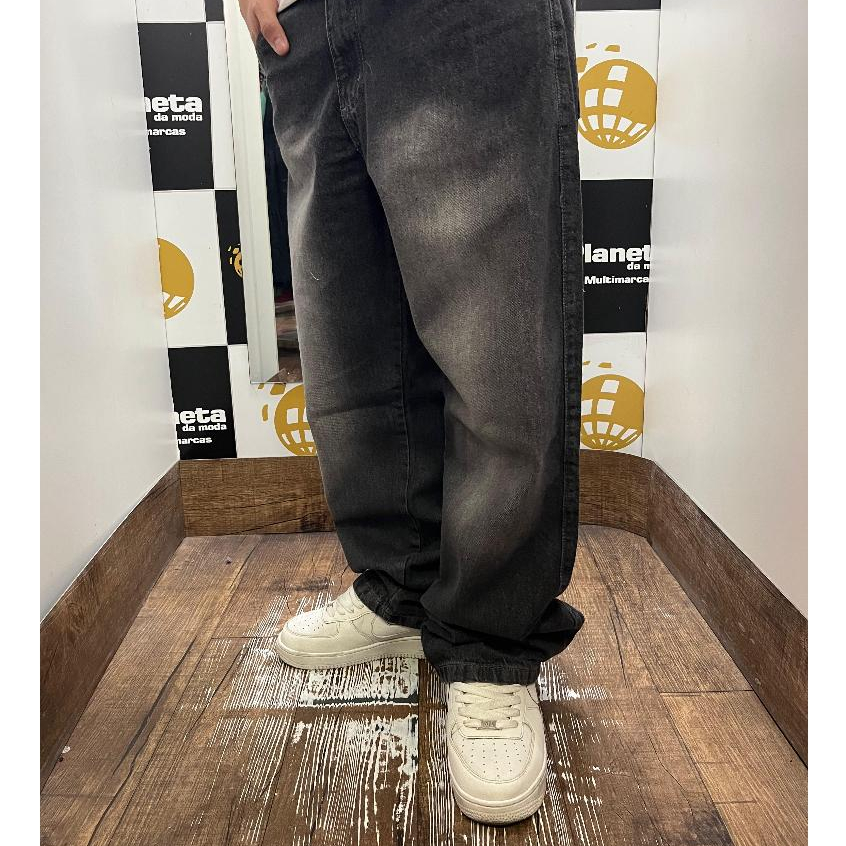 Calça Jeans Balão Baggy Larga Dazzling Masculina Streetwear Mandrake Style Skatista Original