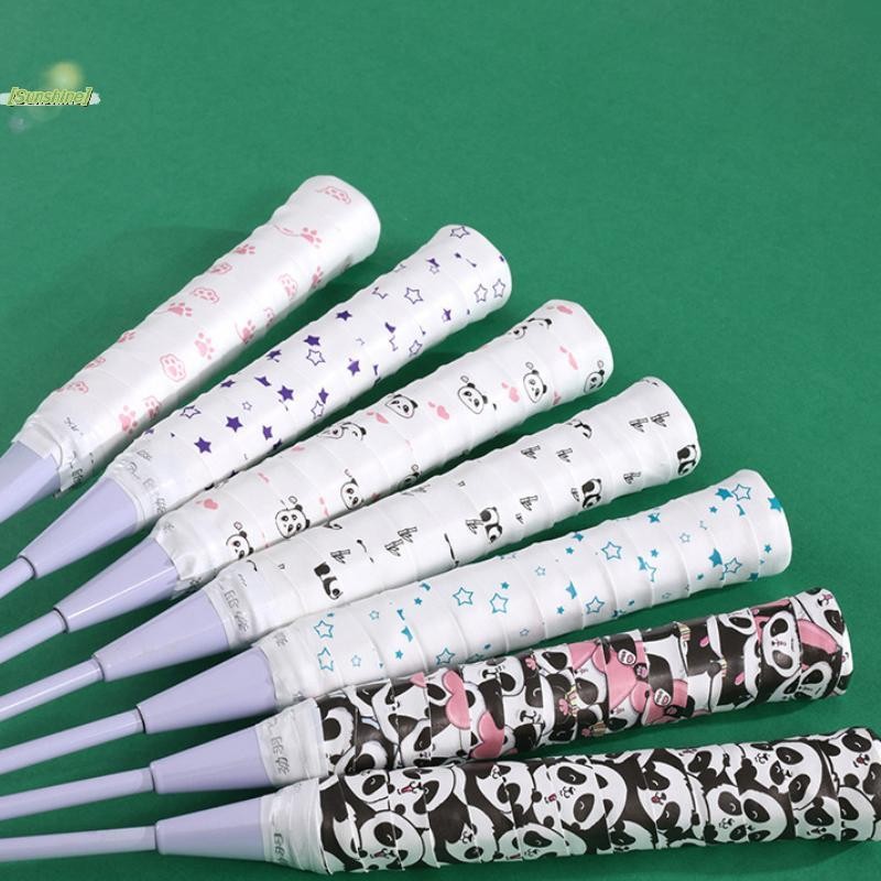 [] 1 Peça De Design De Desenho Animado Overgrip De Tênis À Prova De Choque Absorvente De Suor Fita A