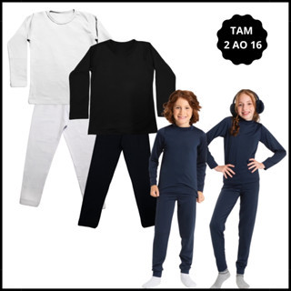 Conjunto Térmico Infantil Menina e Menino Segunda