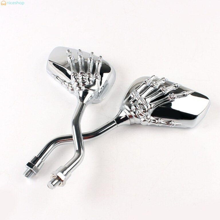 2 Pçs Universal Motocicleta Espelho Retrovisor Li