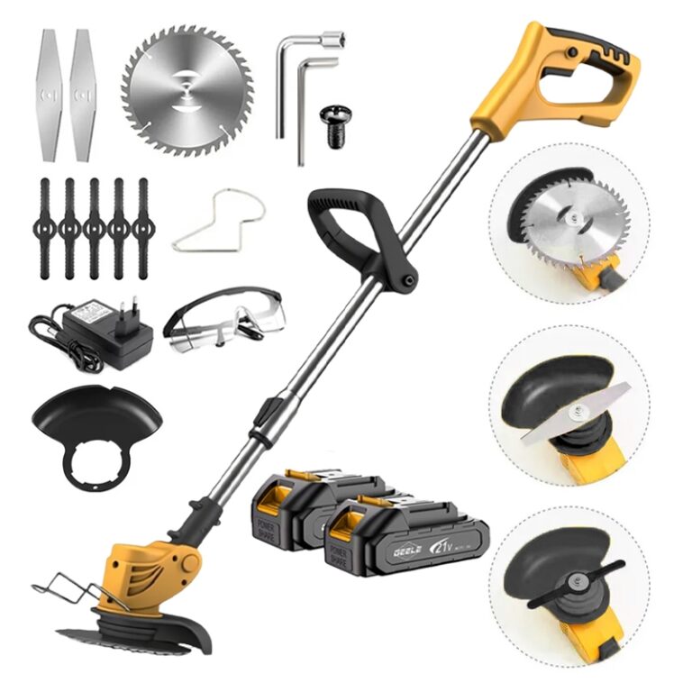 Roçadeira Aparador Grama 2 Baterias 21v com Acess