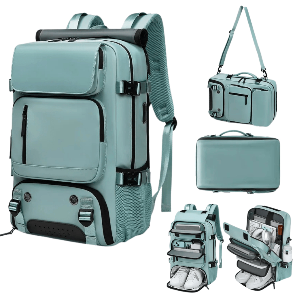 Mochila Impermeavel Viral Grande Multifuncional Viagem Bolsa Mala em Nylon com USB 30L