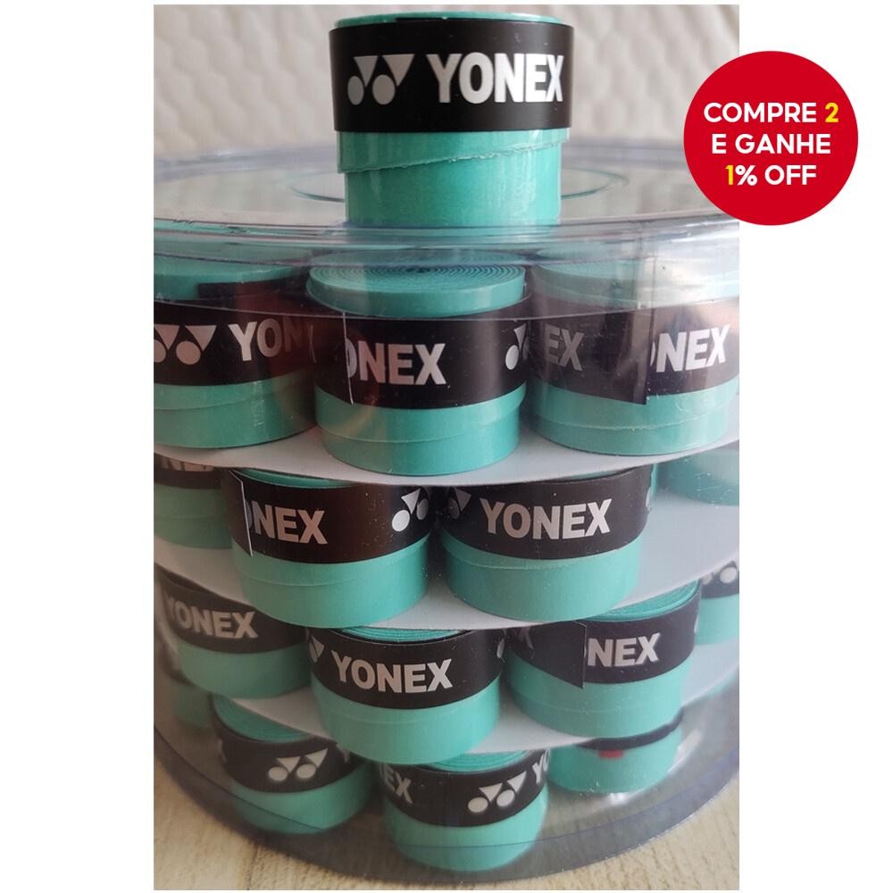 Novo grip de borracha antideslizante PU Yonex AC102EX para tênis e badminton