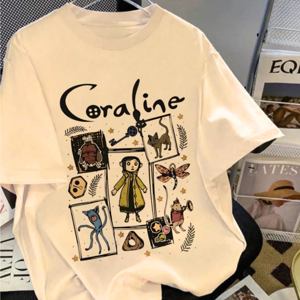 Camisa Camiseta Unissex Coraline DesenhoFilme  StreetWear Premium Despache Agil Atendimento 24 Horas