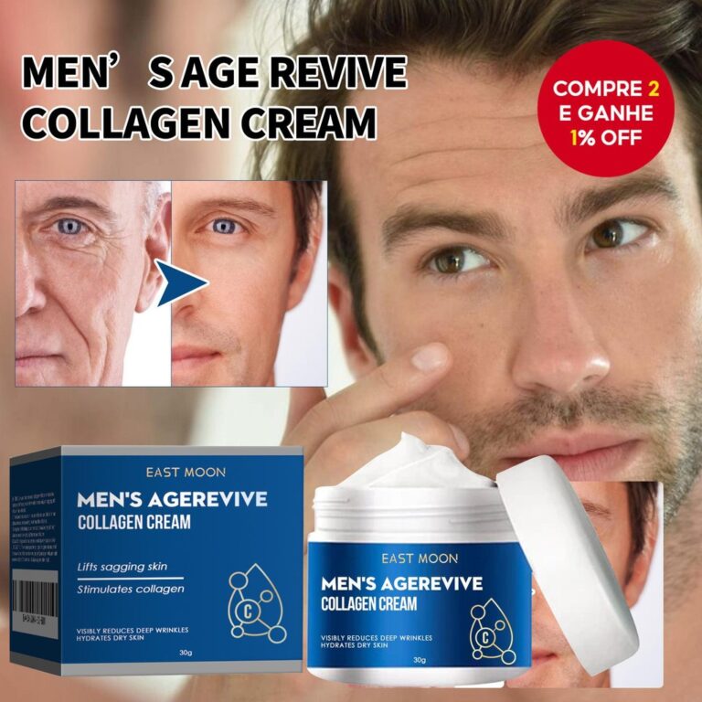 Creme Facial Masculino Antirrugas Firmador Lifting