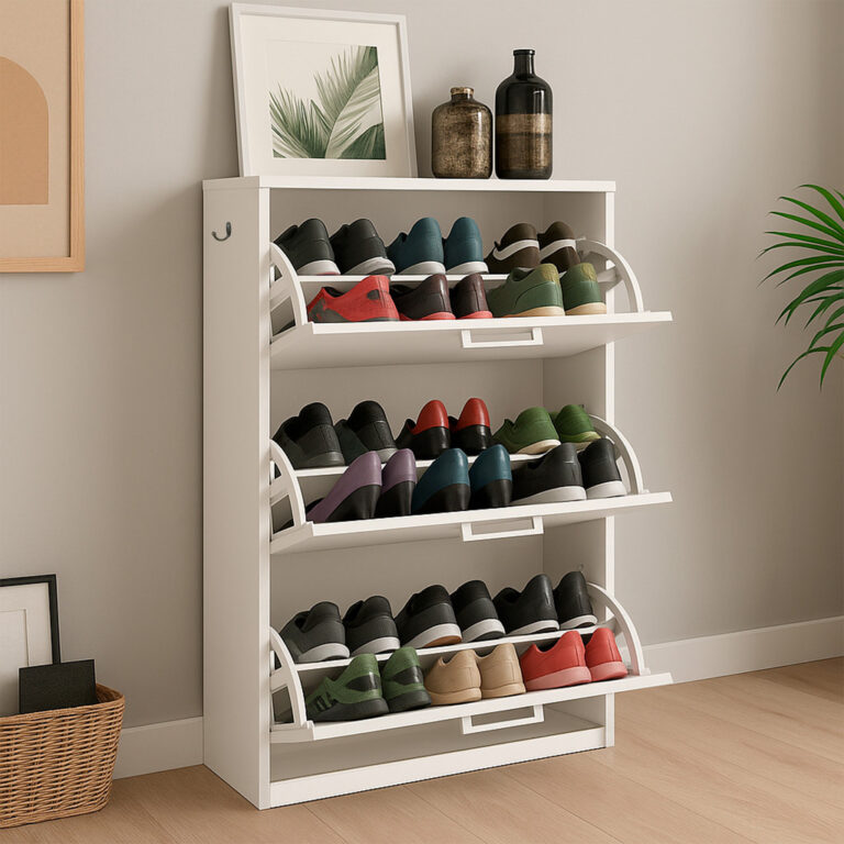 Sapateira 3 Portas com Prateleiras | Até 20 Pares
