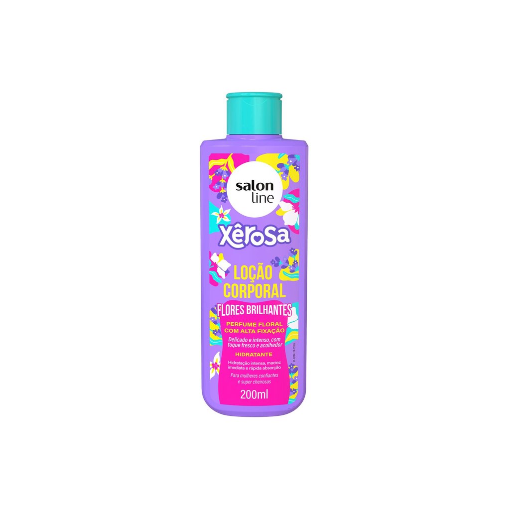 Loção Hidratante Corporal  Xêrosa Flores Brilhantes 200ml