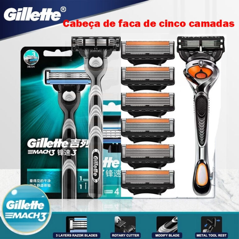 [Entrega 24 horas]Gillette 5-Kit de barbear Manual