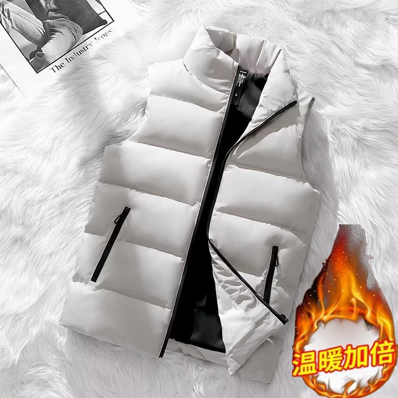Contador Retreat ~ colete masculino outono inverno Casual bonito colete grosso para baixo jaqueta ac
