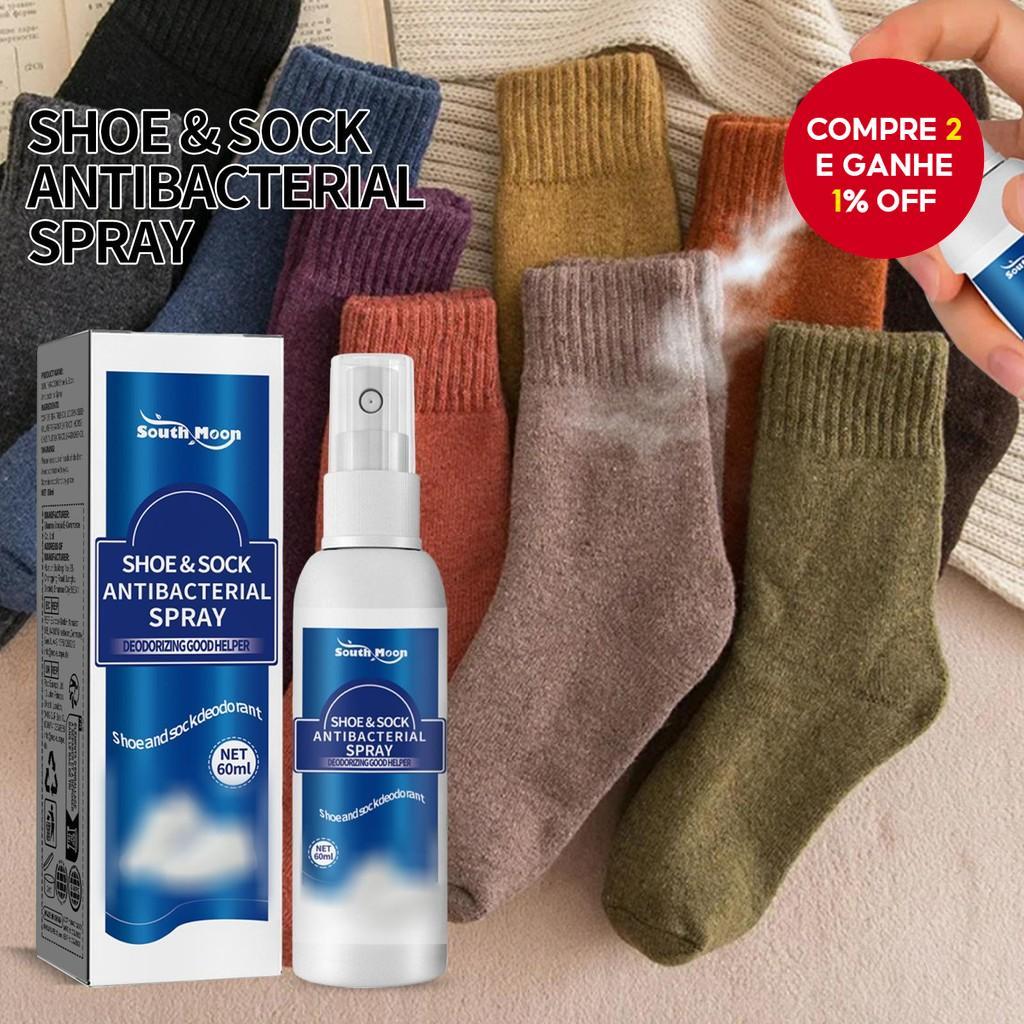 HOT Spray Desodorante Para Pés E Sapatos De 60ml | Eliminador De Odores De Ervas Naturais Meias Ambi