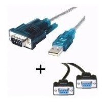 Kit Recovery Usb X Serial Db9 Macho +  Serial Db9 