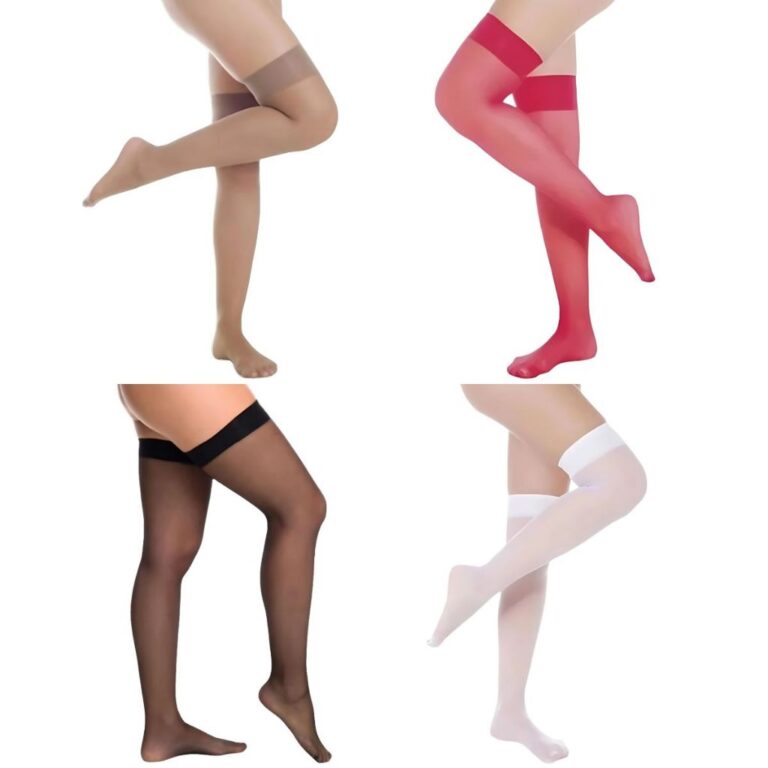 Meia Selene Fio 15 Denier 7/8 Sem Renda Poliamida 