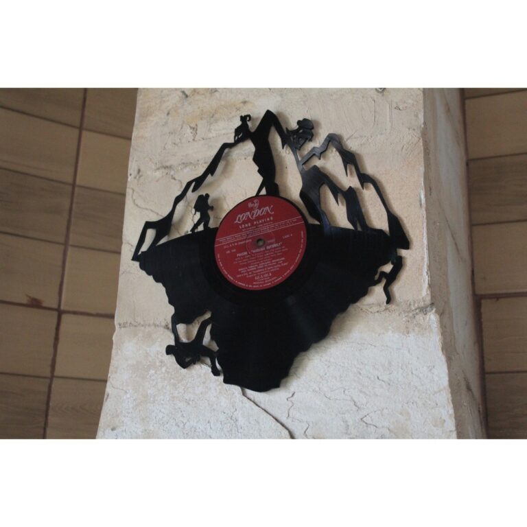 Esquilo – Relógio Disco De Vinil Decoraçã