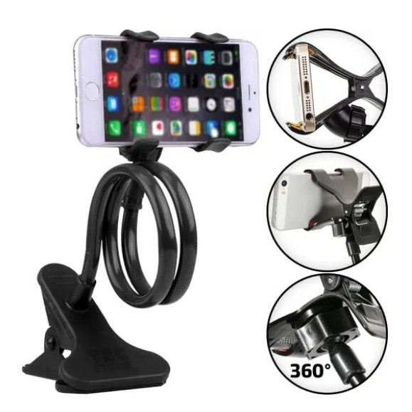 Suporte Celular Universal Articulado Para Mesa Cam