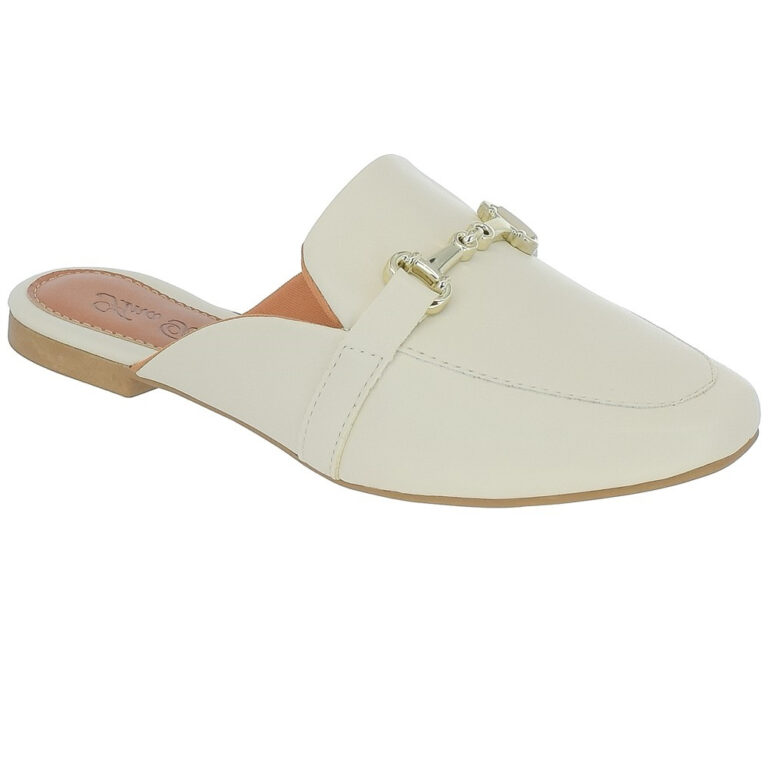 Mule Feminino Bico Quadrado Sapatilha Sandália Sa