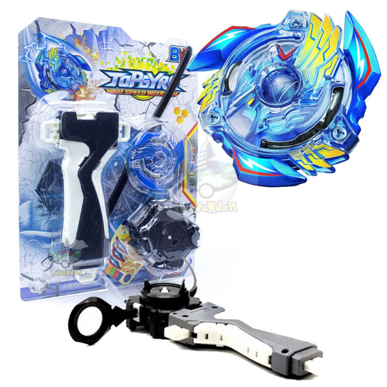 Kit Beyblade Burst Grip+lançador Varios Modelos D