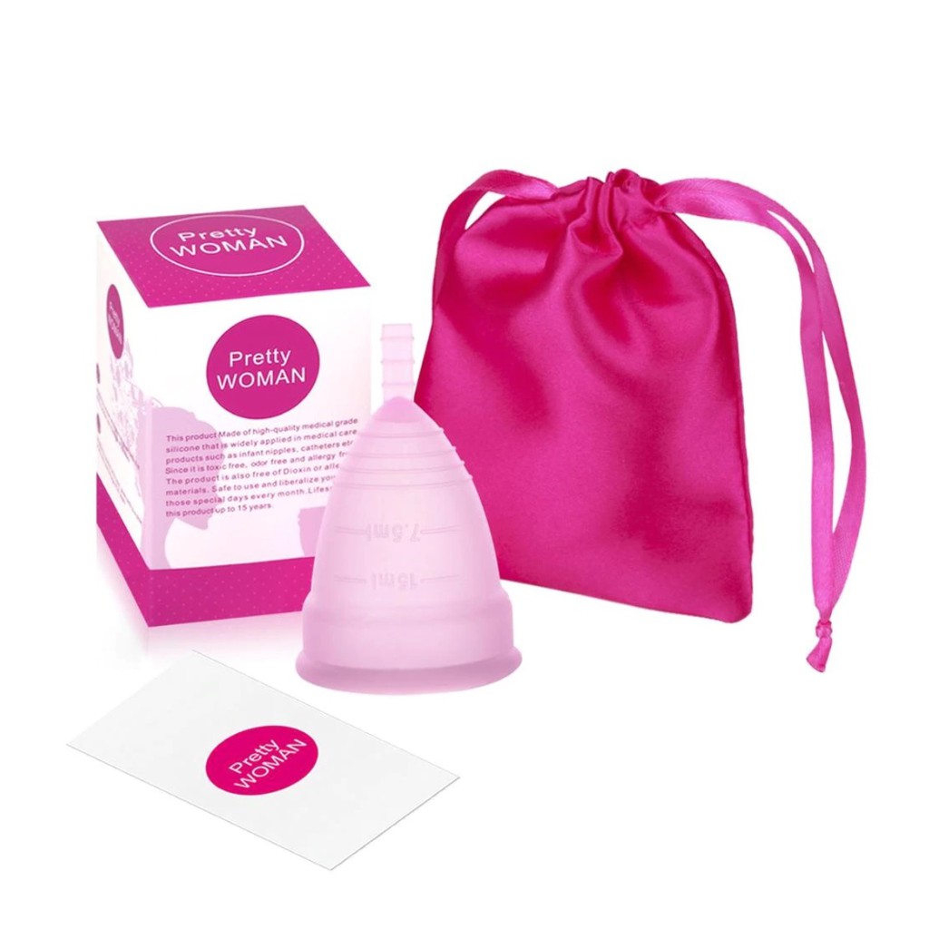 Coletor Menstrual Copo Ecológico Premium Silicone Hipoalergênico Reutilizável Pronta Entrega Brasil