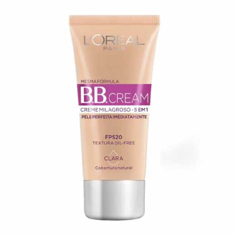 Bb cream loreal base clara (2.0) fator 20 fps mila