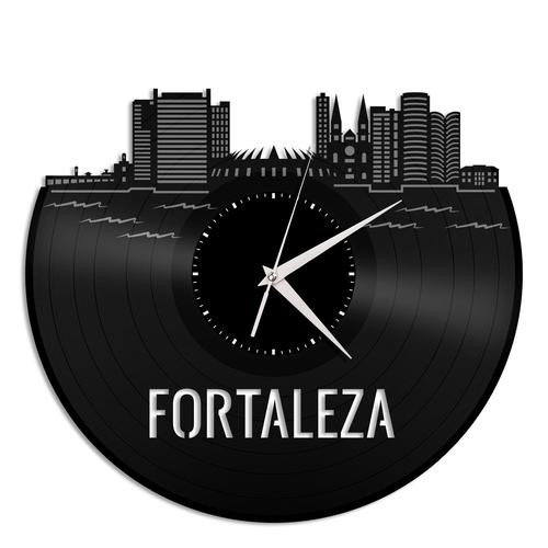 Fortaleza – Relógio Disco De Vinil Decoraç