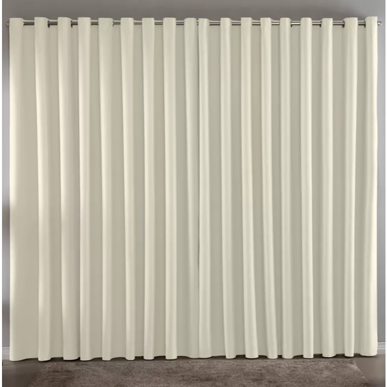 Cortina Blackout em Tecido Varias cores com ilhós