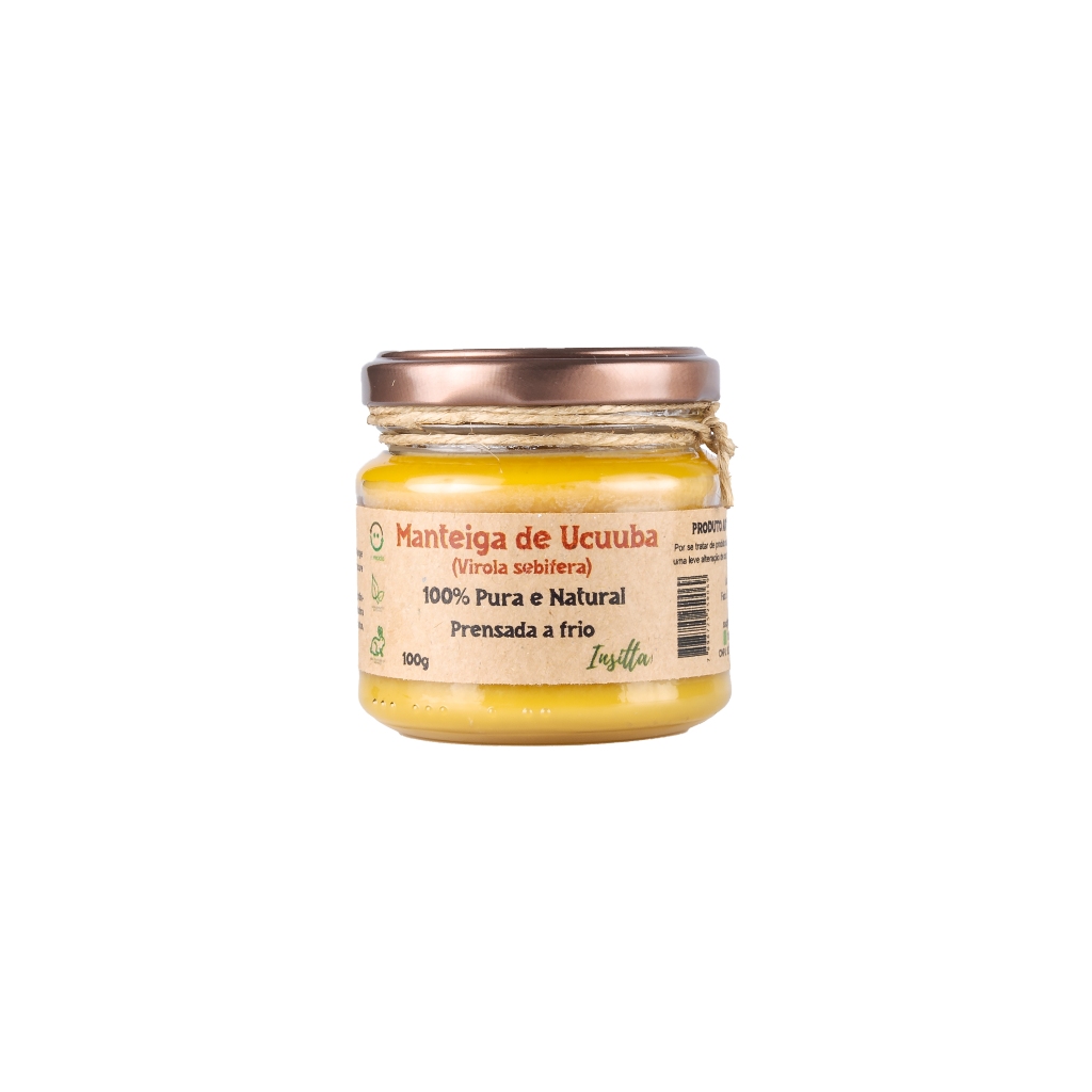 Manteiga De Ucuuba 100% Pura E Vegana 100g Insitta